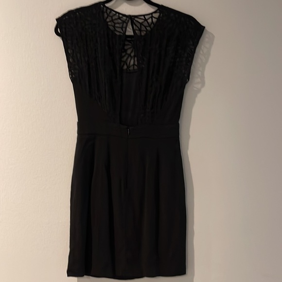 Sandro cutout back sheer top sheath dress - Picture 5 of 11